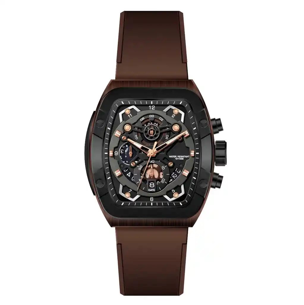 Reloj G-force H3994g Calendario Deportivo Funcional +estuche