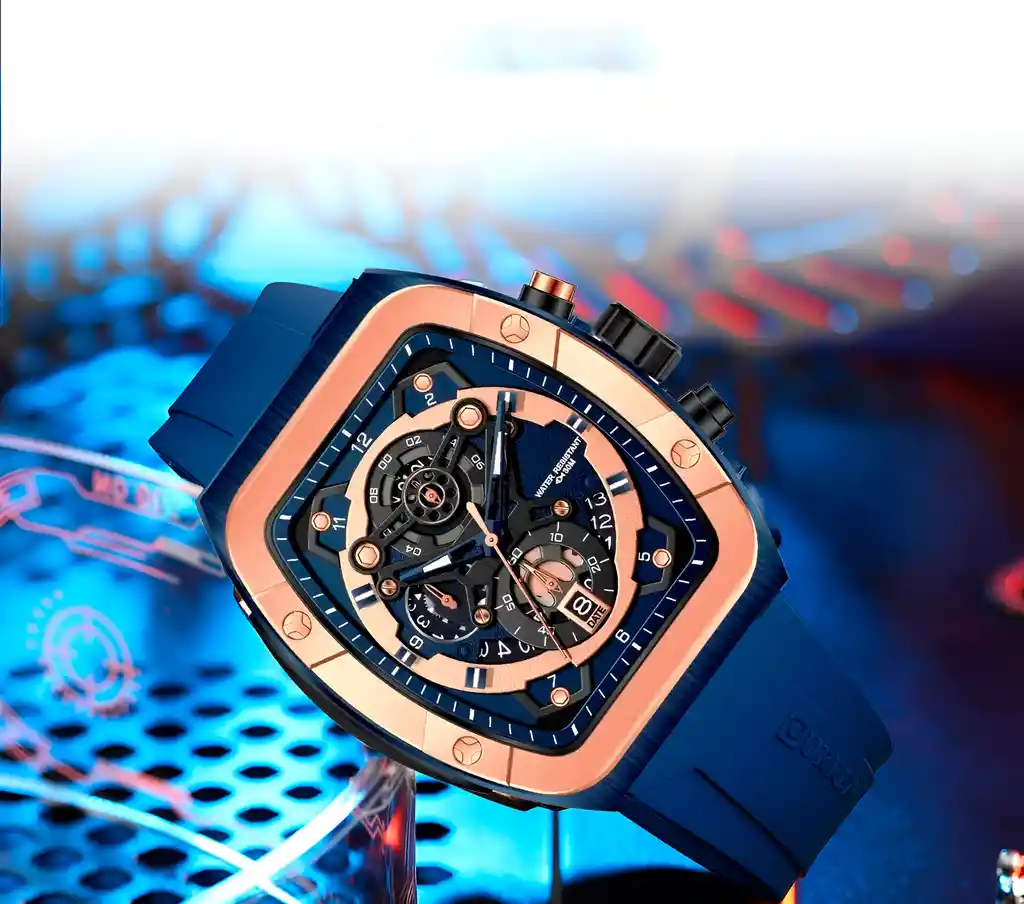 Reloj G-force H3994g Calendario Deportivo Funcional +estuche