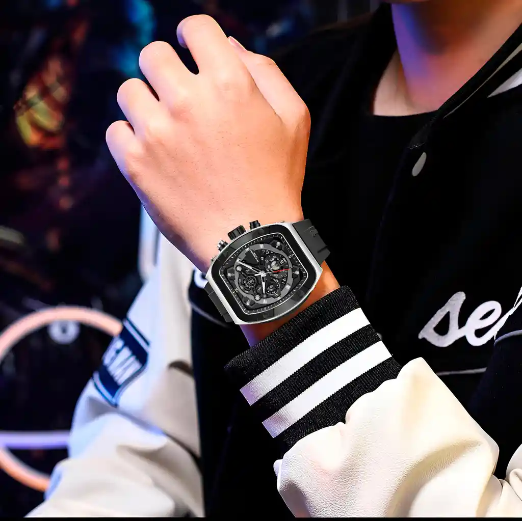 Reloj G-force H3994g Calendario Deportivo Funcional +estuche