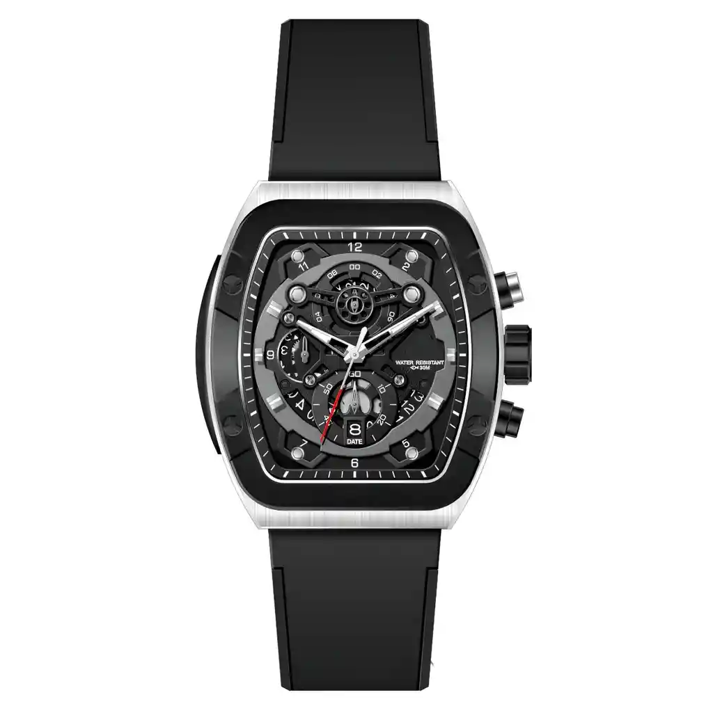 Reloj G-force H3994g Calendario Deportivo Funcional +estuche