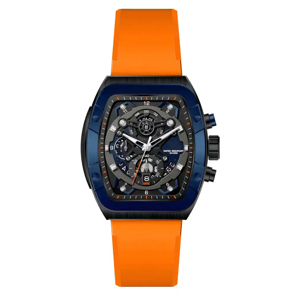 Reloj G-force H3994g Calendario Deportivo Funcional +estuche