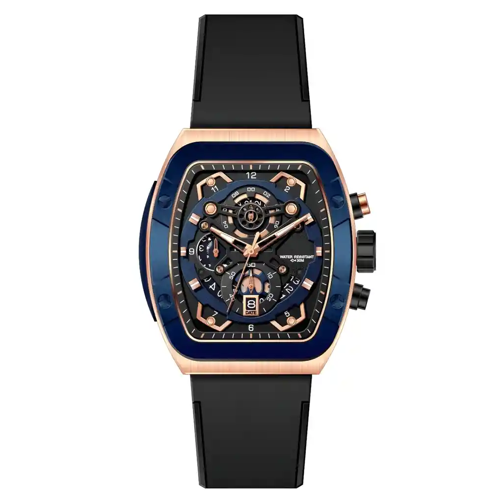 Reloj G-force H3994g Calendario Deportivo Funcional +estuche