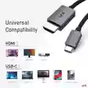 Cable Adaptador Usb Tipo C A Hdmi 4k 60 Hz Nylon Thunderbolt