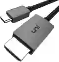 Cable Adaptador Usb Tipo C A Hdmi 4k 60 Hz Nylon Thunderbolt