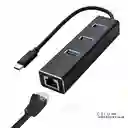 Adaptador Usb C A Ethernet Rj45 Y 3 Usb