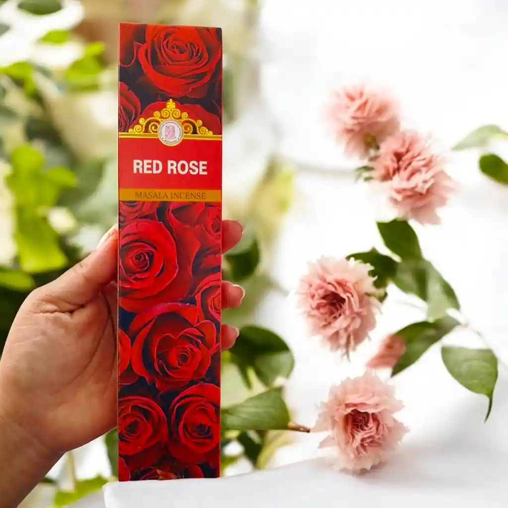 Incienso Goloka Rosa Roja – Amor Y Armonía