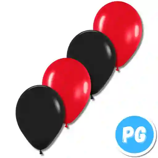 Paquete Bomba Plastica R12 X10 Unds Roja Y Negra (lady Bug)