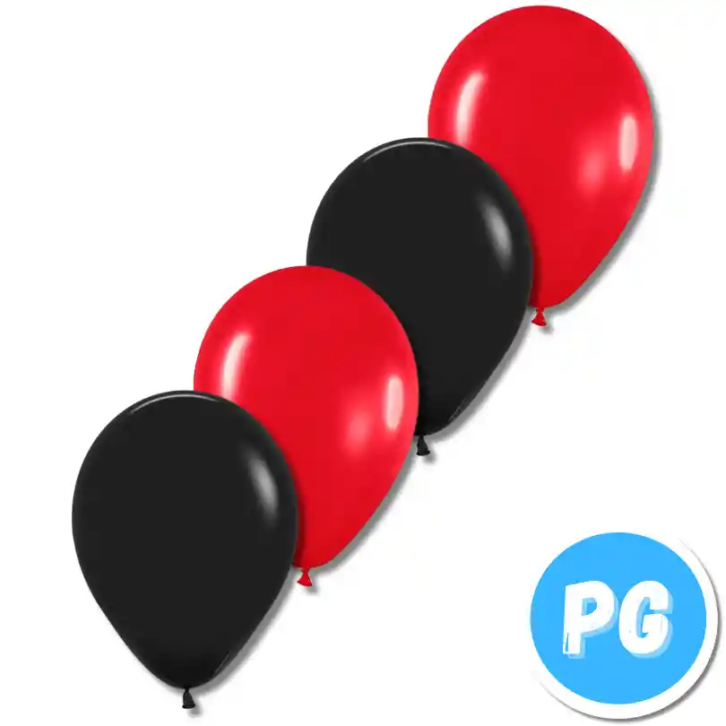 Paquete Bomba Plastica R12 X10 Unds Roja Y Negra (lady Bug)