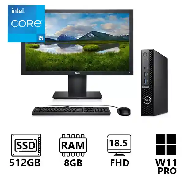 Computador De Escritorio Corporativo Dell Optiplex 7010 Intel Core I5 Ssd 512gb Ram 8gb 18.5 Fhd