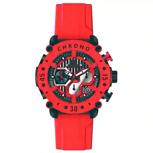 Reloj G-force H4056g Cronografo Funcional Goma + Estuche