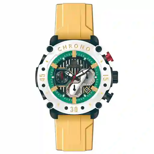 Reloj G-force H4056g Cronografo Funcional Goma + Estuche