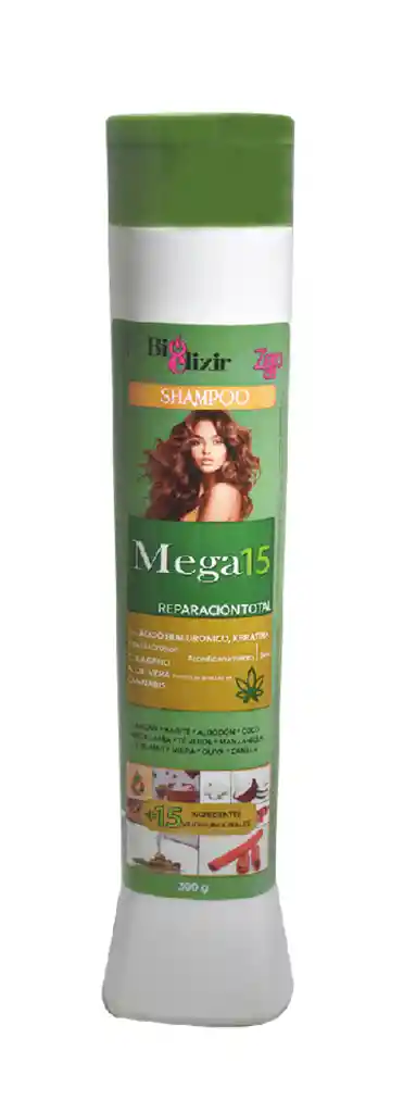 Shampoo Mega 15 Zero Sal X 300g