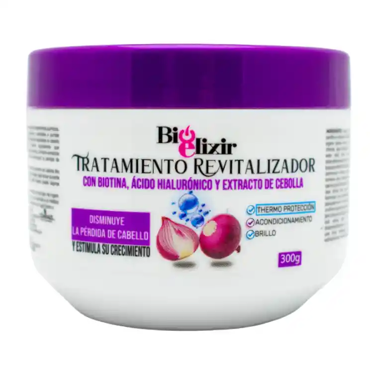 Tratamiento Capilar Bioexilir Con Extracto De Cebolla 300g