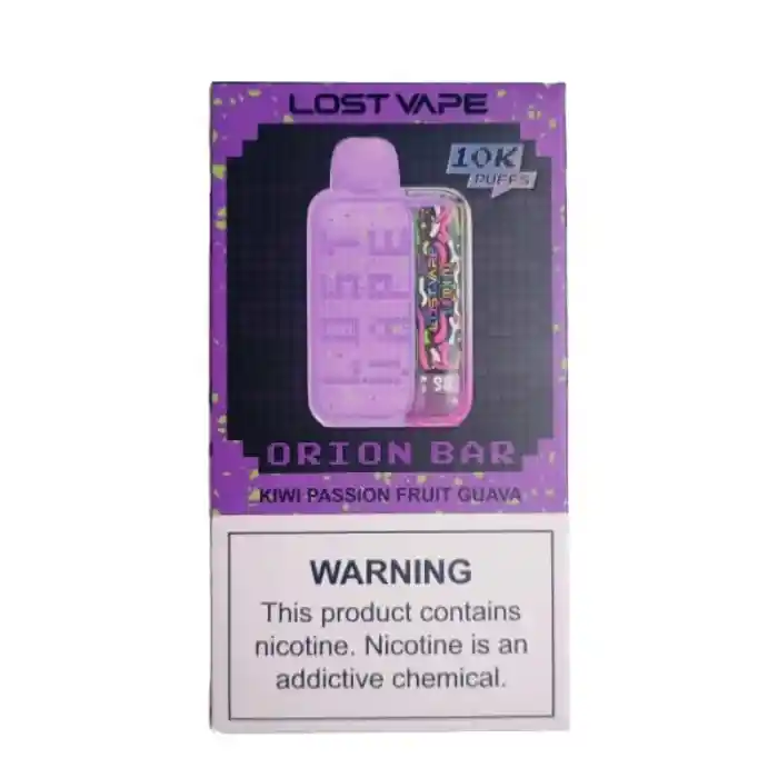Orion Bar Vape Al 5% 10.000 Puffs Sabor Kiwi Maracuyá Guayaba