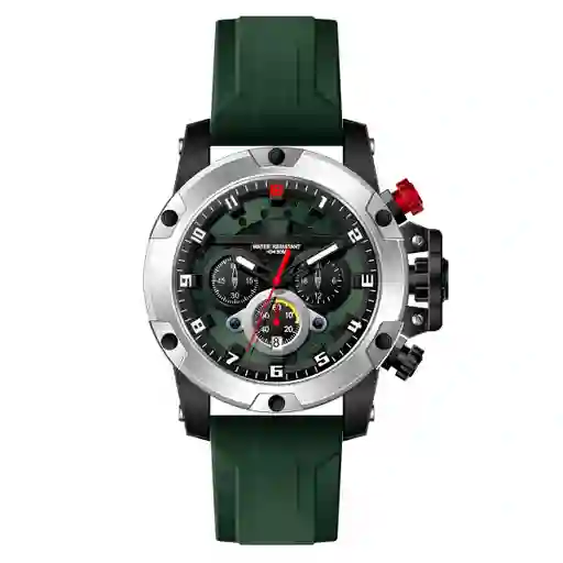 Reloj G-force H3958g Cronografo Funcional Goma + Estuche