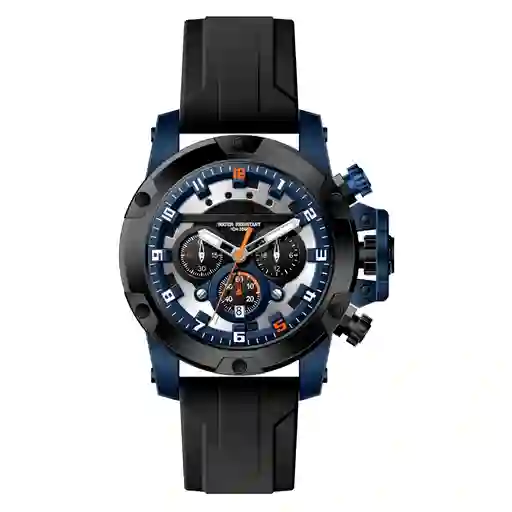 Reloj G-force H3958g Cronografo Funcional Goma + Estuche
