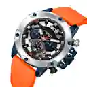 Reloj G-force H3958g Cronografo Funcional Goma + Estuche