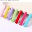 20 Piezas Pinzas Para El Cabello De Cocodrilo Coloridas, Horquilla De 40mm, Horquilla Para Dientes, Accesorios De Ajuste En Blanco Para Fabricación De Joyas, Cabello Diy