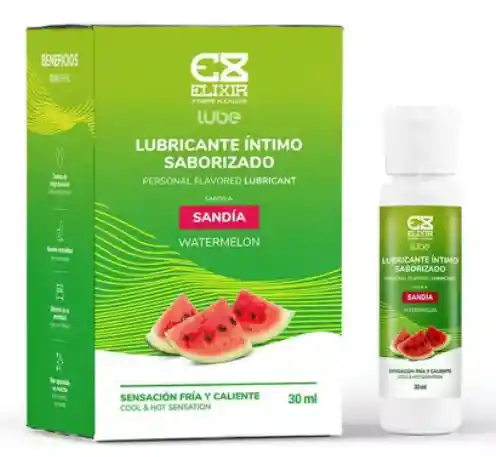 Lubricante Intimo Saborizado Sandía Elixir
