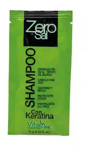 Shampoo Vitaltime Zero Sal X 15g Sachet