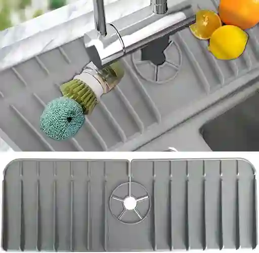Alfombrilla Absorbente Para Grifo, Lavable Y Reutilizable