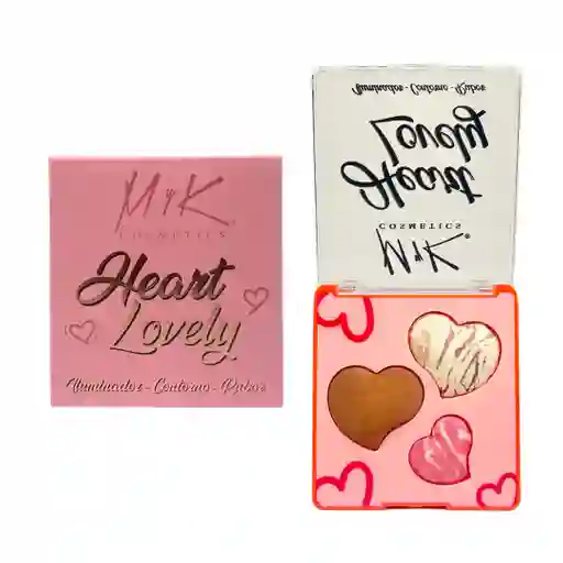 Paleta De Rostro Heart Lovely Myk Tono 1
