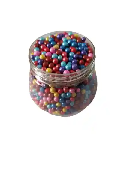 Perlas Comestibles Dulces Colores Surtidos #4 X 125grs