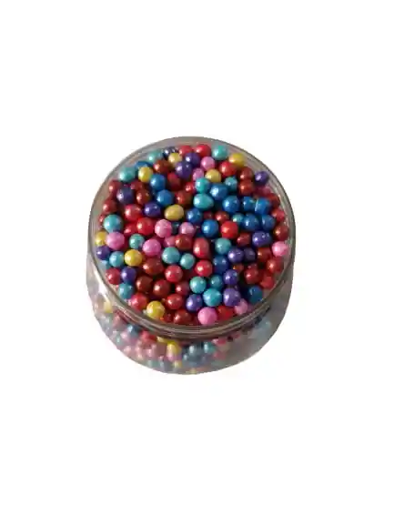 Perlas Comestibles Dulces Colores Surtidos #4 X 125grs