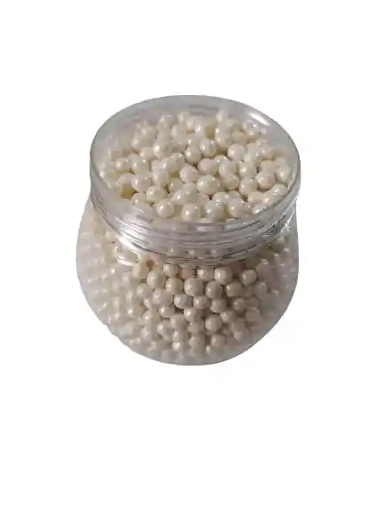 Perlas Comestibles Dulces Blanco #4 X 125grs