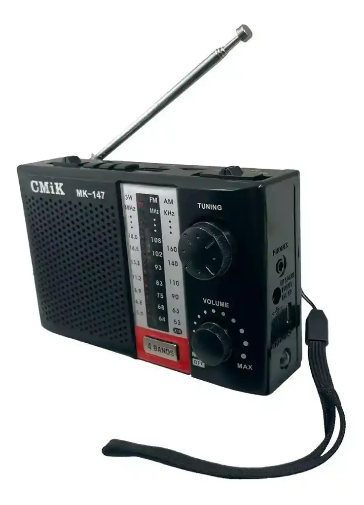 Radio Diseño Antiguo Recargable Am, Fm, Sw Bluetooth, Usb, Sd, Power Bank - Foxtech
