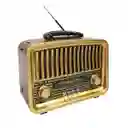 Radio Diseño Antiguo Recargable Am, Fm, Sw Bluetooth, Usb, Sd, Power Bank - Nápoles Jx 211
