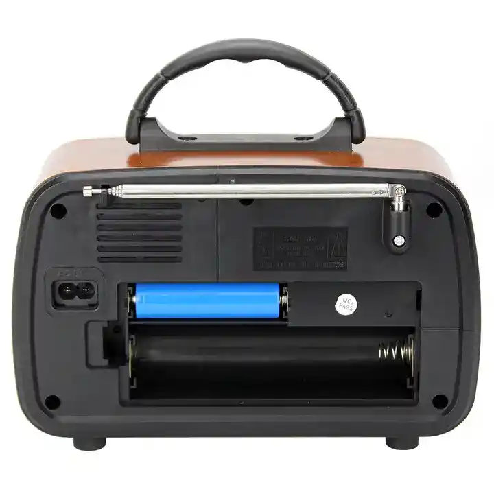 Radio Diseño Antiguo Recargable Am, Fm, Sw, Bluetooth, Usb, Sd, Power Bank - Nns 8068 Bt Vintage