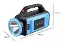 Linterna Solar 2 En 1 Recargable, Power Bank, Emergencia - Camping