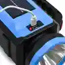 Linterna Solar 2 En 1 Recargable, Power Bank, Emergencia - Camping