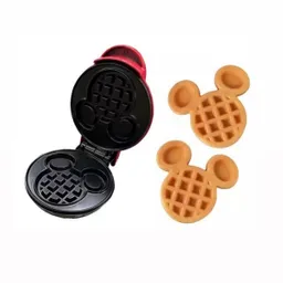 Waflera Mini Personal Mickey Guaflera Mouse Antiadherente
