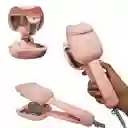 Plancha Para Cabello Ondas 2 Tubos Diseño Gato
