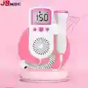 Audífono Cardíaco Para Bebés, Monitor De Sonar Doppler Fetal Rosado