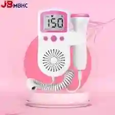 Audífono Cardíaco Para Bebés, Monitor De Sonar Doppler Fetal Rosado