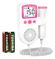 Audífono Cardíaco Para Bebés, Monitor De Sonar Doppler Fetal Rosado