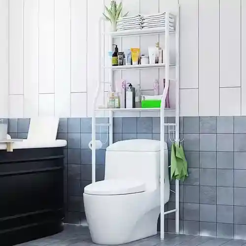 Organizador De Baño Estantería Mueble Ahorrador De Espacio