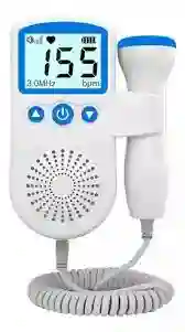 Audífono Cardíaco Para Bebés, Monitor De Sonar Doppler Fetal Azul