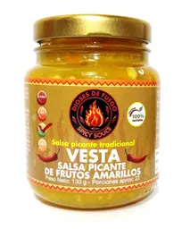 Dioses De Fuego Vesta Salsa Picante De Frutos Amarillos 130 G