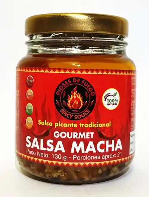 Dioses De Fuego Gourmet Salsa Macha 130 G