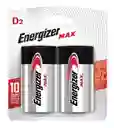 Pilas D2 Alcalinas Energizer.