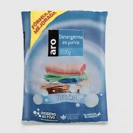 Detergente En Polvo Aro Neutro 3kg