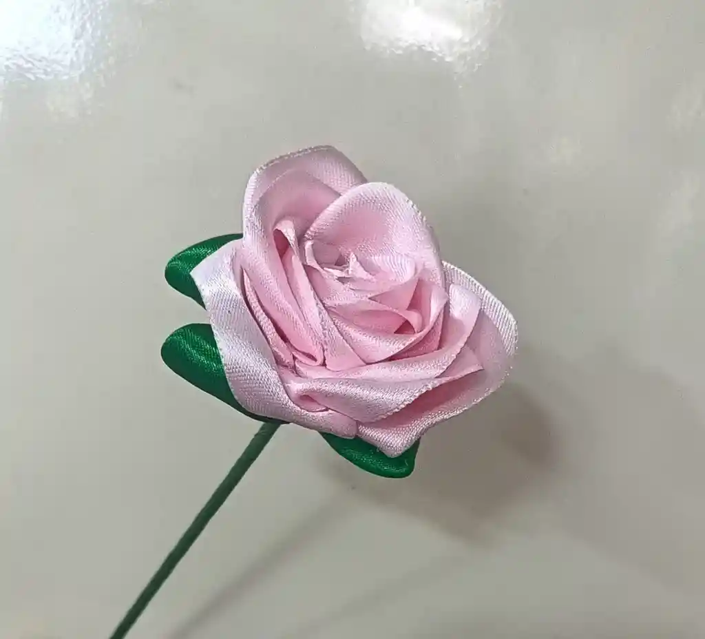 Feliz Día De La Madre Solitario Rosa Rosada Con Chocolate