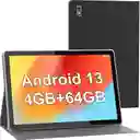 Tablet 10.1 Android 13 Quad Core 4gb Ram 64gb Rom Con Funda