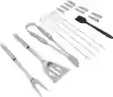 Juego De Barbacoa Utensilios De Parrilla Inoxidable De 18pzs