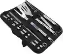 Juego De Barbacoa Utensilios De Parrilla Inoxidable De 18pzs