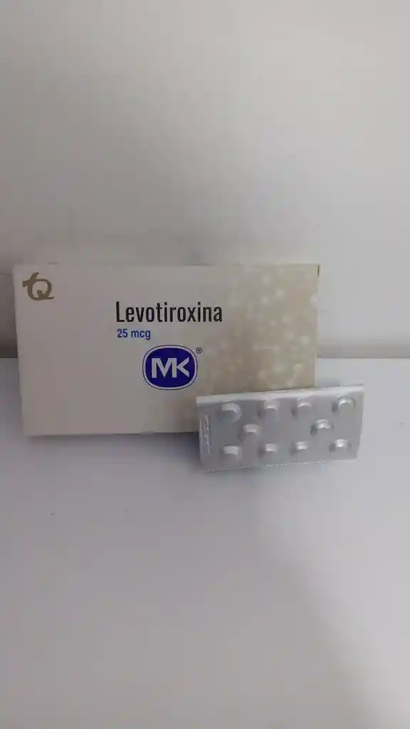 Levotiroxina 25 Mg X 10 Tabs